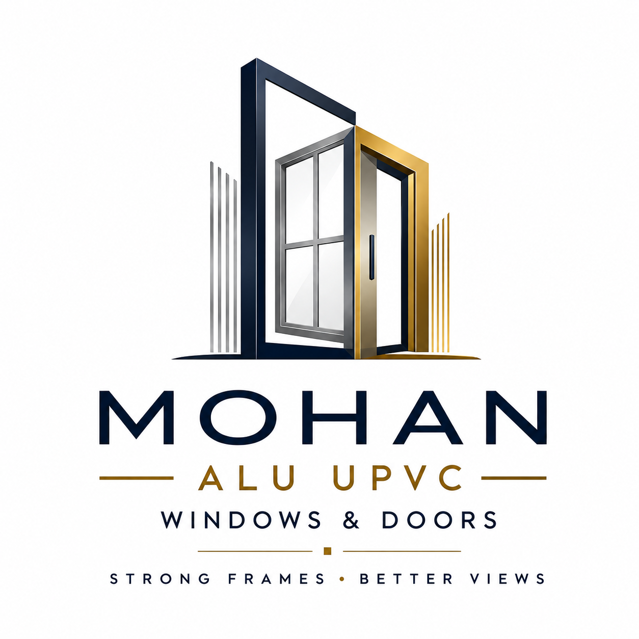 Windows & doors logo designed with IQon